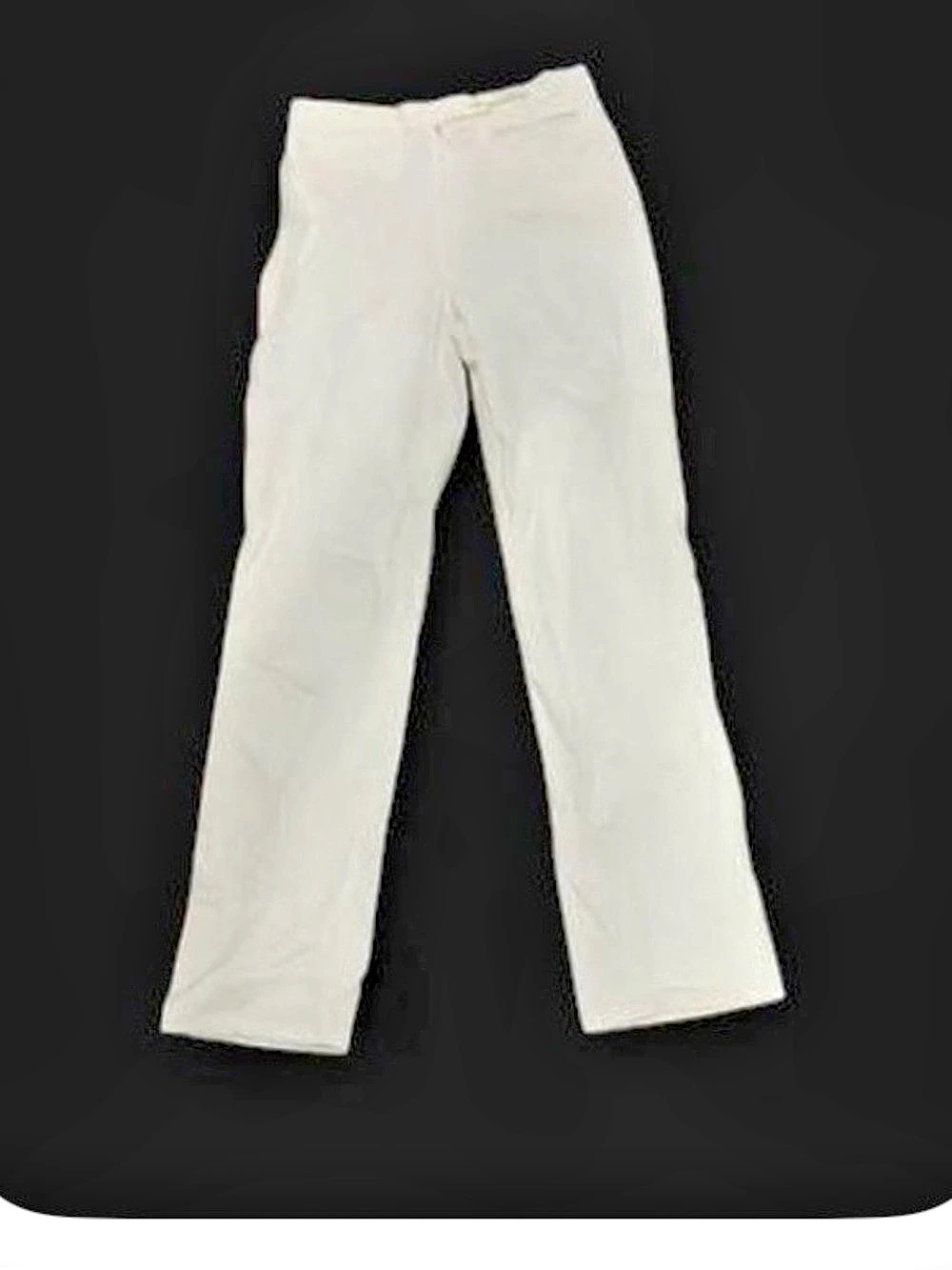 Fendi Straight Leg Polyester Pants White Waist 42